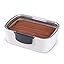 Split Deli Food Storage Container w/ Air-Tight Silicone Seal & Dry Erase Compatible Lid