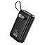 Power Bank, 20,000mAh 35W PD 3.0+QC 4.0 Fast Charging Portable Charger w/ Built-in Lightning
