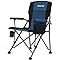 Camping Chair Hard Arm High Back Lawn Chair Heavy Duty w/ Cup Holder