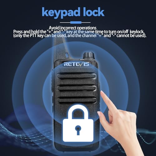 2pcs RT22 Walkie Talkies,Mini 2 Way Radio Rechargeable,VOX Handsfree