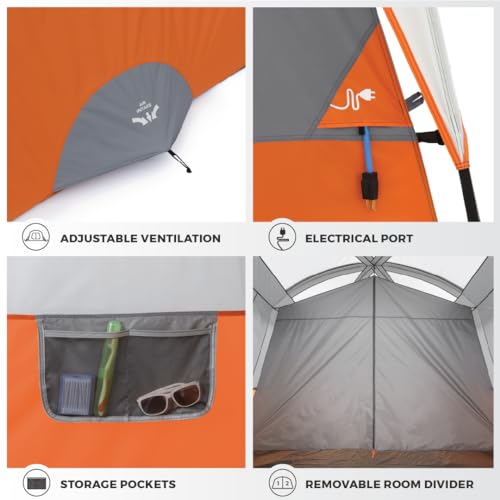 Tent for Family Camping | Large Multi Room Cabin Tents for Car Camping & Outdoor Adventures