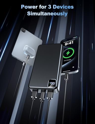 Portable Charger Power Bank 56800mAh Battery Pack-22.5W Fast Charging w/ USB C & LED Display