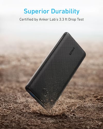 Power Bank(PowerCore 10K),Compact Travel-Ready 10,000mAh Battery Pack w/ PowerIQ Charging