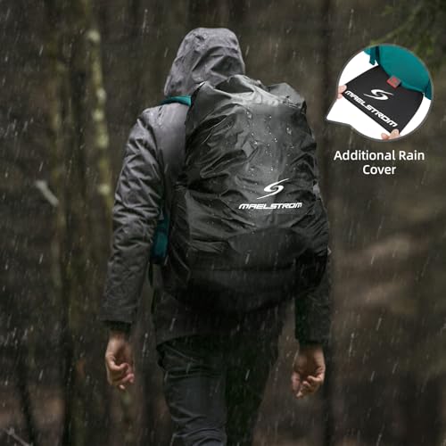 Hiking Backpack w/ Rain Cover,40L Waterproof Camping Backpack,Packable Hiking Daypack