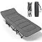 Camping Cot for Adults w/ Cushion & Pillow,Portable Folding Bed for Sleeping