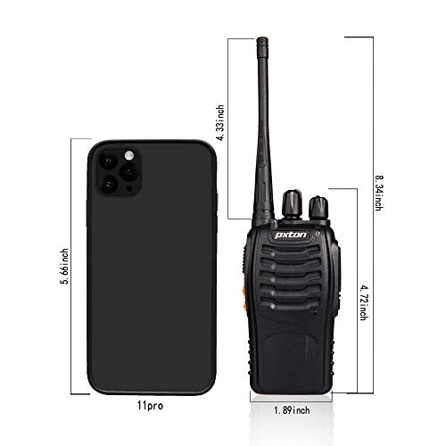 6pcs Two Way Radios Long Range Walkie Talkies for Adults wi/ Headphones