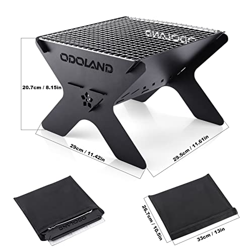 Camping Campfire Grill,Portable Folding Charcoal Grills,Backpacking BBQ Grill