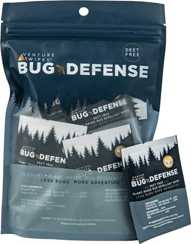 Natural Mosquito Repellent Wipes – DEET-Free