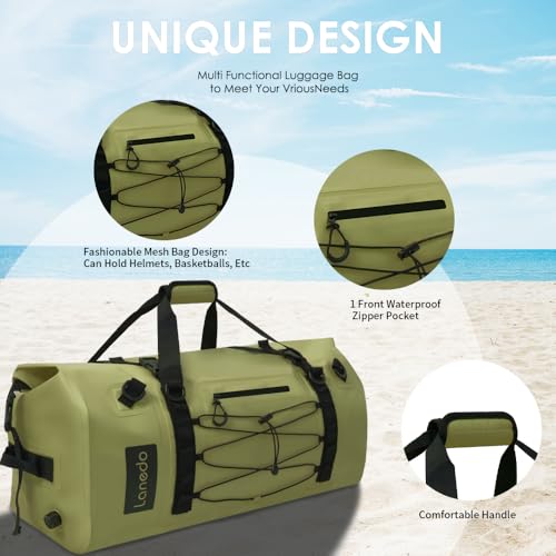80L Dry Bag Large Waterproof Bag Roll-Top Heavy Duty Fishing Duffel Bag
