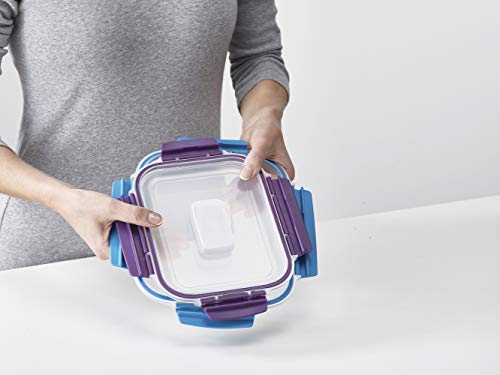 10pcs Nest Lock Plastic BPA Free Food Storage Container Set w/ Lockable Airtight Leakproof Lids