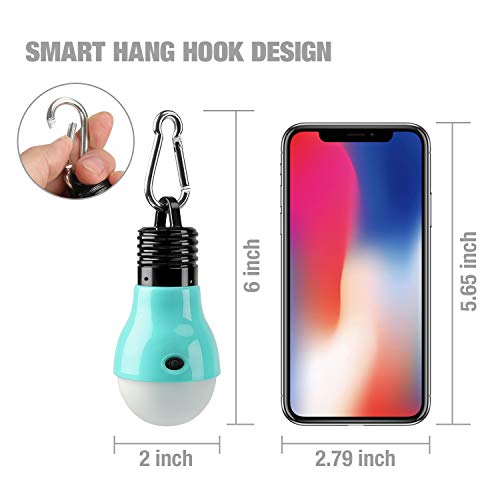 3pcs Camping Lights-3 Lighting Modes,Portable LED Bulbs Ideal for Kids’ Camping