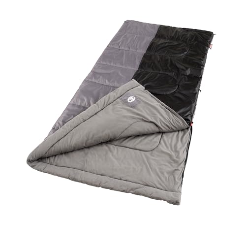 Biscayne Big & Tall 40°F Sleeping Bag,No-Snag Zipper w/ Stuff Sack