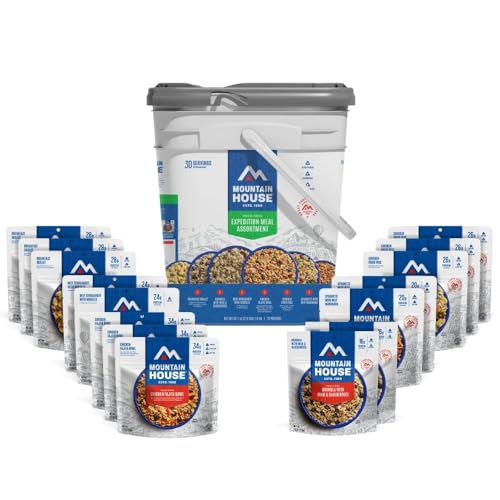 Expedition Bucket|Freeze Dried Backpacking & Camping Food|30 Servings