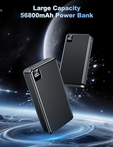 Portable Charger Power Bank 56800mAh Battery Pack-22.5W Fast Charging w/ USB C & LED Display