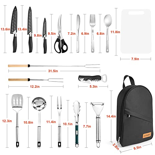 Camping Cookware Storage Bag-Camping Cooking Utensils Set Bag-Camping Tool