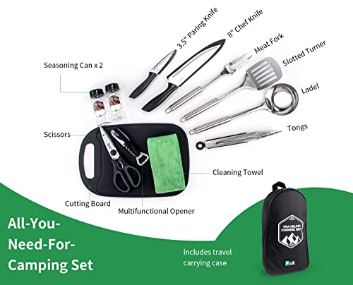 Camping Cookware, Camp Kitchen,Camp Cookware, Camping Utensils Set