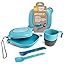 6pcs Camping Mess Kit with Bowl, Plate, Camp Cup & Switch Spork Utensil Set