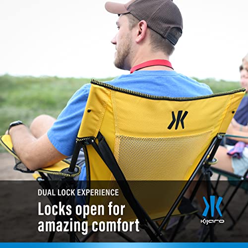 XXL Dual Lock Portable Camping Chair - Supports Up to 400lbs