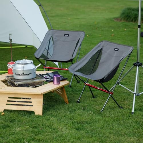 Camping Chair,Ultralight Portable Camp Chair w/ Storage Bag,Compact Folding Beach Chair