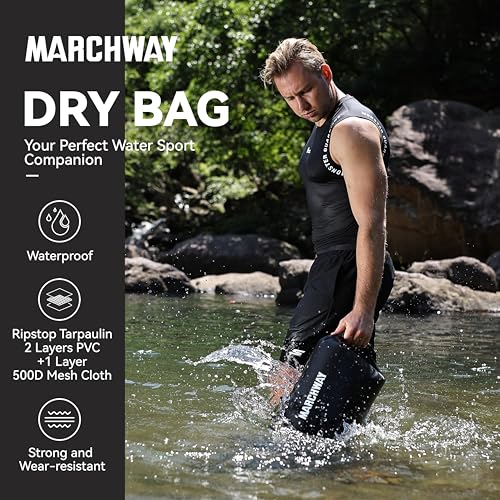 Floating Waterproof Dry Bag Backpack 5L,Roll Top Sack Keeps Gear Dry for Camping