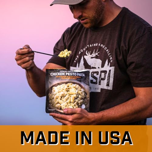 Chicken Pesto Pasta|Freeze Dried Backpacking & Camping Food|Real Meat