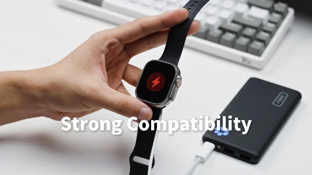 Portable Charger,Slimmest 10000mAh 5V/3A Power Bank, USB C in&out High-Speed Charging