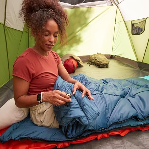 Cool-Weather Sleeping Bag,Adult Sleeping Bag w/ Heat Retention