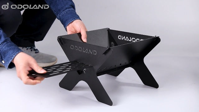 Camping Campfire Grill,Portable Folding Charcoal Grills,Backpacking BBQ Grill