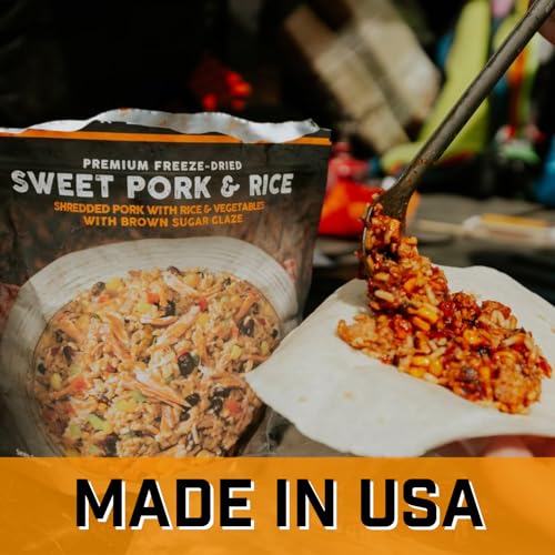 Sweet Pork and Rice|Freeze Dried Hiking,Backpacking & Camping Meals|Real Meat