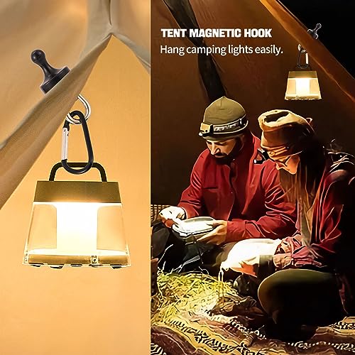 Magnetic Hooks for Canopy, Magnet Clip Hanger w/ Carabiner for Camping