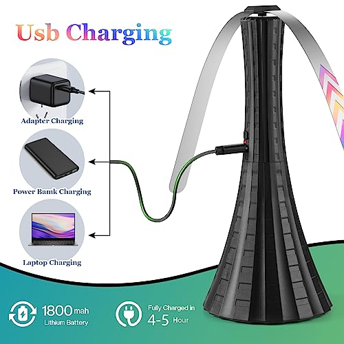 4pcs Fly Fans for Tables Rechargeable,Flies Fan to Keep Flies Away,Food Fans for Camping