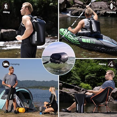 Floating Waterproof Dry Bag Backpack 5L,Roll Top Sack Keeps Gear Dry for Camping