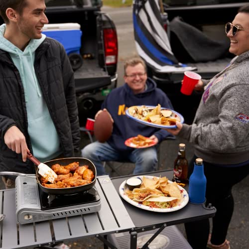 Dual Fuel Portable Stove,12K BTU Camp Stove-Butane & Propane