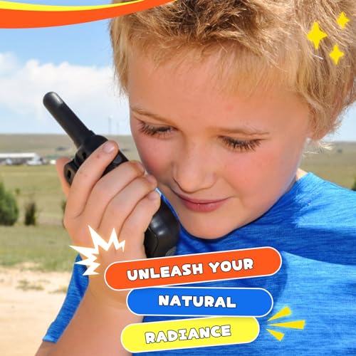 4pcs Walkie Talkies for Kids Adults,Long Range for Camping