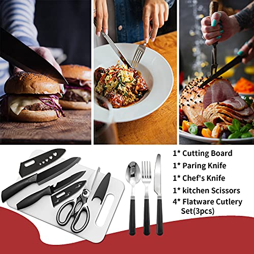 27pcs Portable Camping Kitchen Utensil Set-Cookware Kit,Stainless Steel Outdoor Cooking