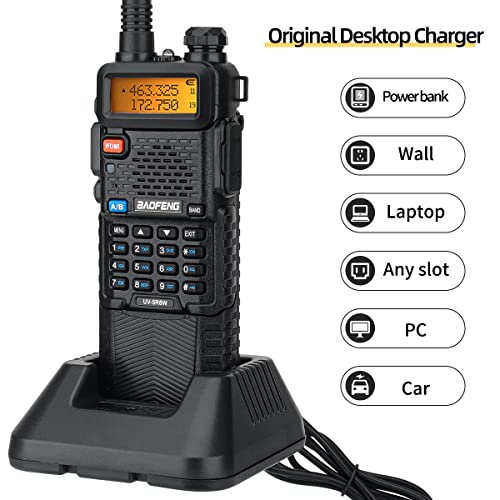 2pcs Radio UV-5R 8W Ham Radio Long Range UV5R Dual Band Handheld Walkie Talkies