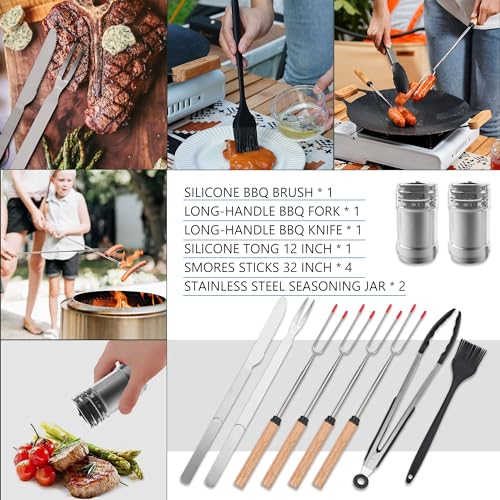 Camping Essentials Cooking Utensils Set - Camping Kitchen Cookware Accessories Set
