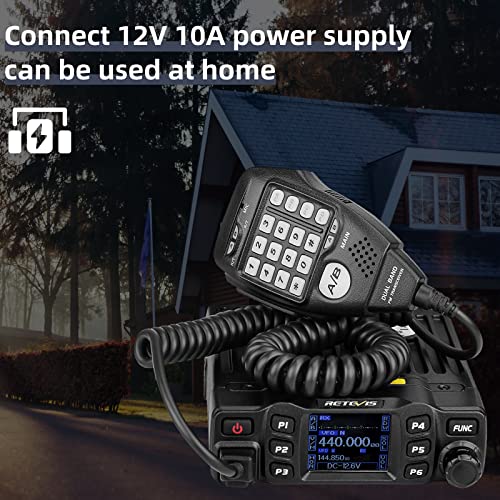 RT95 Dual Band Mobile Radio,Long Range Ham Radio w/ Antenna