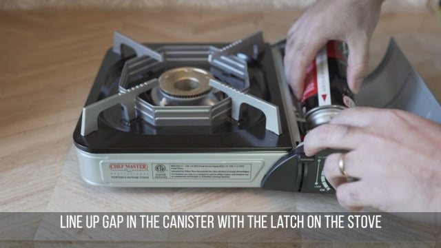 Dual Fuel Portable Stove,12K BTU Camp Stove-Butane & Propane