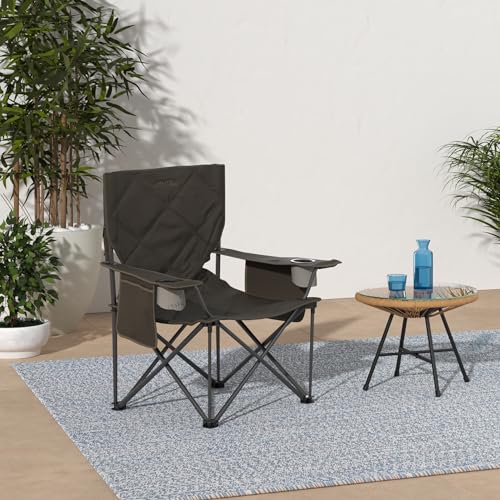 King Kong Camping Chairs for Adults with Mesh Cup Holders and Pockets
