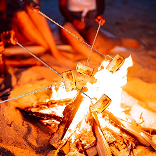 5pcs Marshmallow Roasting Sticks,Telescoping Smores Sticks for Open Fire Pit