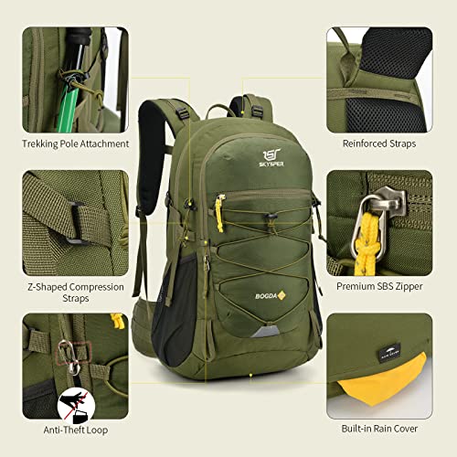Hiking Backpack for Men Women, 35L Travel Backpack Waterproof Camping Backpack