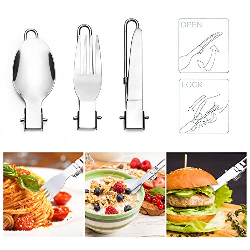 Camping Cookware Stove Carabiner Canister Stand Tripod & Stainless Steel Cup