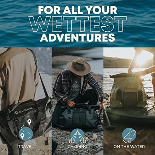 Waterproof Duffel Bag - Heavy Duty Motorcycle Dry Bag with Large Storage Space