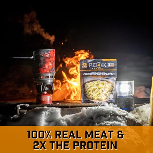 Chicken Pesto Pasta|Freeze Dried Backpacking & Camping Food|Real Meat
