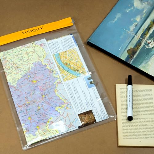 3pcs Waterproof Bags,Large Size Clear Watertight Pouch Holder for Map Camera Mobile Phone