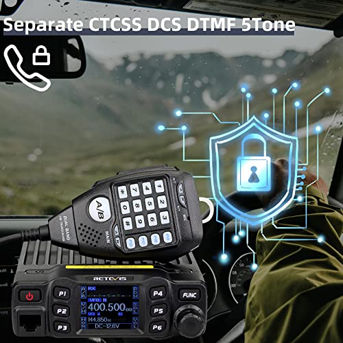 RT95 Dual Band Mobile Radio,Long Range Ham Radio w/ Antenna