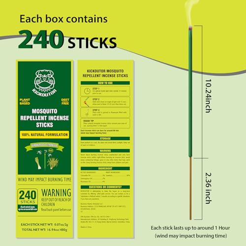 240 sticks in each box
