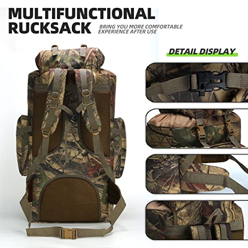 100L Camping Hiking Backpack Molle Rucksack Military Camping Backpacking Daypack