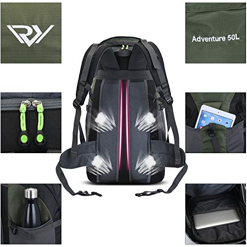 50L Hiking Backpack | Lightweight Camping Bag for Outdoor Adventures